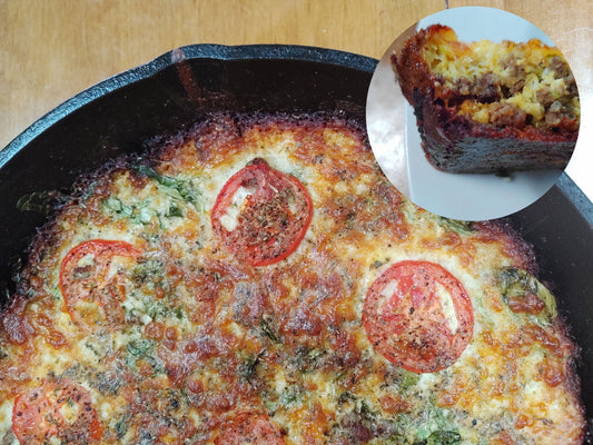 Supremely Satisfying Paleo Frittata Recipe with Cheese Crust
